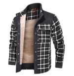 Stylish Men's Wool Thick Coat Jacket - Image 7