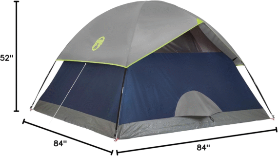 Sundome 3-Person Tent with Rainfly, Weatherproof Tent Sets up in 10 Mins - Image 6