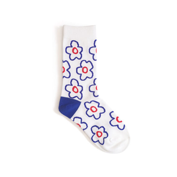 Cartoon flower cotton socks for girls - Image 2