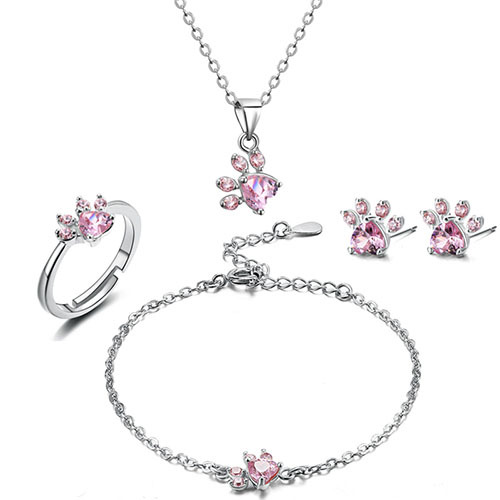Pink sliver set