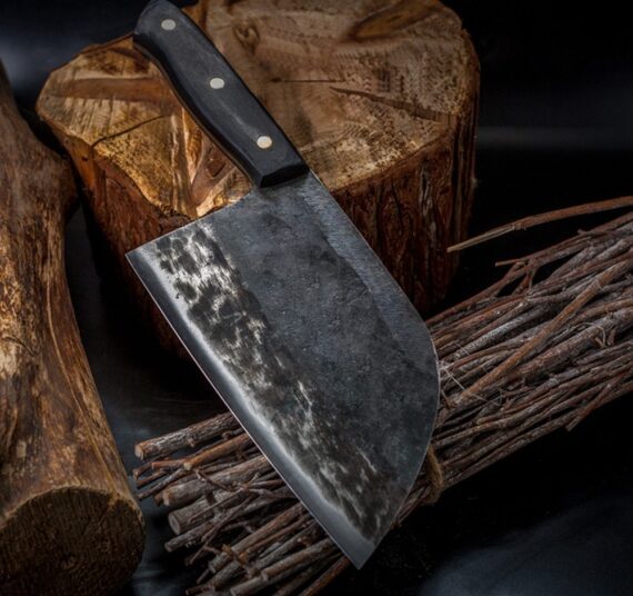 Stainless Steel Meat Cleaver Chef's Knife - Image 2