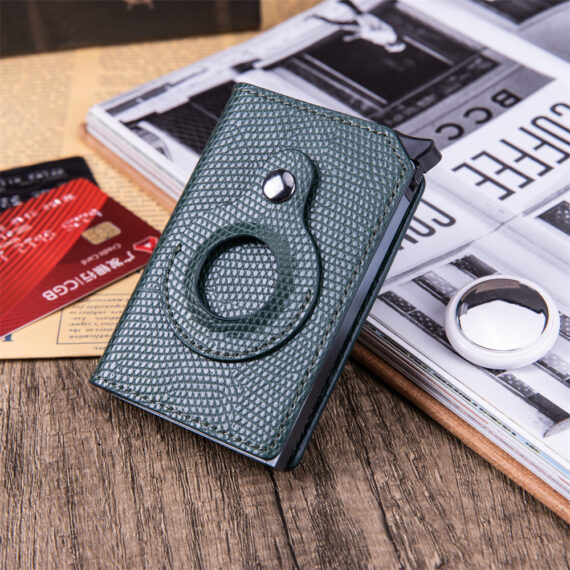 Men's Anti-theft Swipe Card Holder Tracker Hole - Image 3