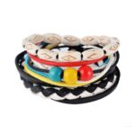 Leather Bracelet  for Men - Multilayer Bead Bracelet - Image 8