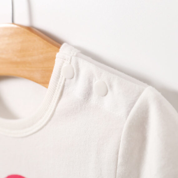 Babies -Short sleeve triangle romper - Image 4