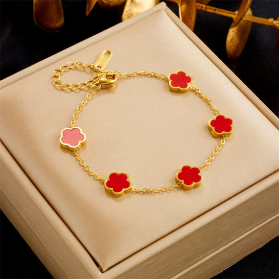 Lovely Flower Bracelet" - Image 8