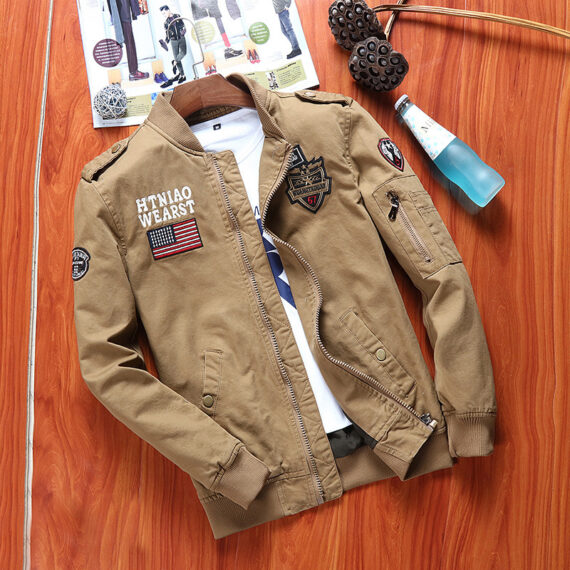 Men's flight jacket baseball uniform - Image 2