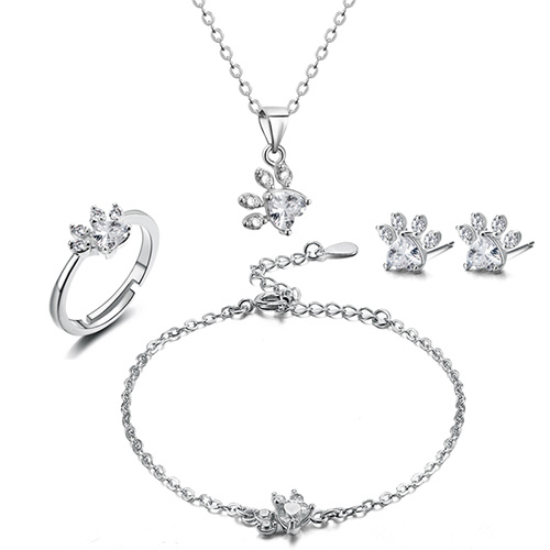 Sliver white set