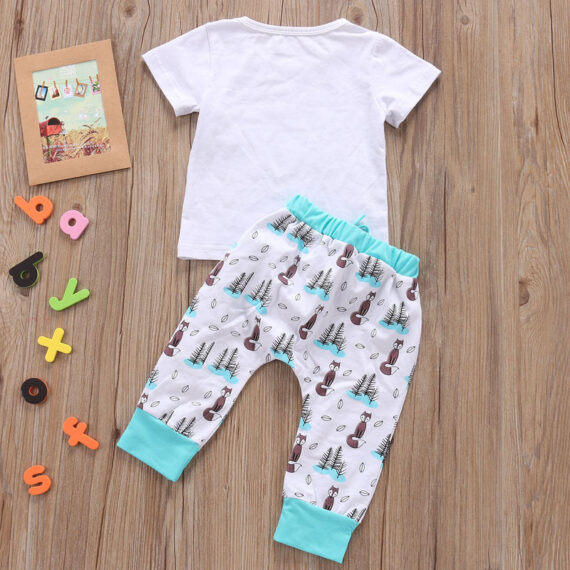 Newborn Baby Clothes- Set T-shirt Tops Pants - Image 2