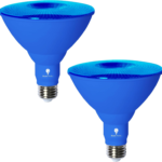 Bluex LED PAR38 Blue Flood Bulb – 2 Pack