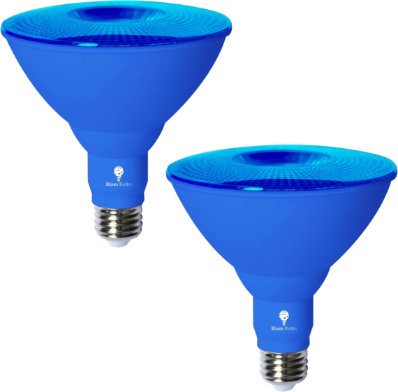 Bluex LED PAR38 Blue Flood Bulb – 2 Pack