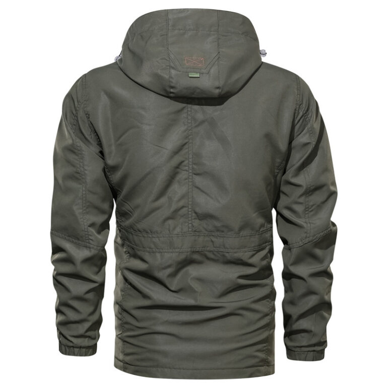 Men's Casual Outdoor Hooded Jacket - Image 4