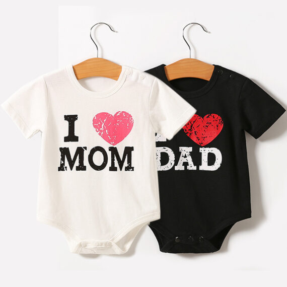 Babies -Short sleeve triangle romper