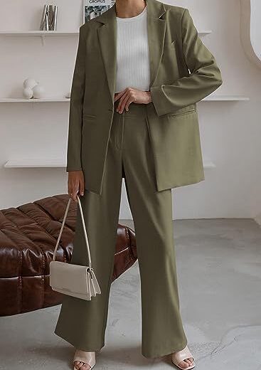 Chic Solid Color Suit - Image 4