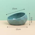 Beautiful Ceramic Cat Bowl Oblique Mouth - Image 2