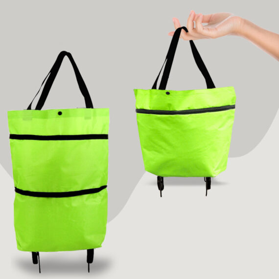 2 in 1 Foldable Shopping Cart with Wheels - Image 6