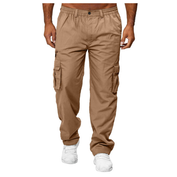 Men's Casual Loose Cargo Pants - Image 5