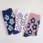 Cartoon flower cotton socks for girls - Image 6