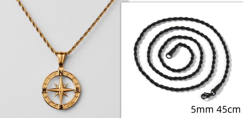 Gold hollow with black