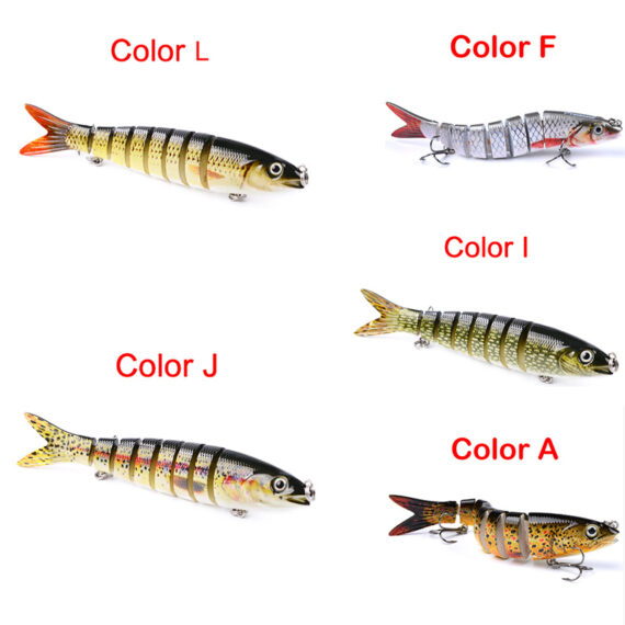 Pike Fishing Lures Artificial Multi Jointed Sections - Image 5
