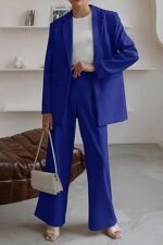 Chic Solid Color Suit - Image 5
