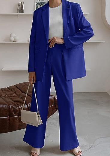 Chic Solid Color Suit - Image 5
