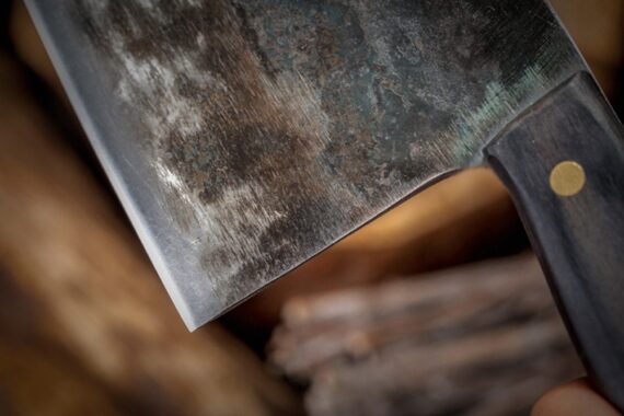 Stainless Steel Meat Cleaver Chef's Knife - Image 3