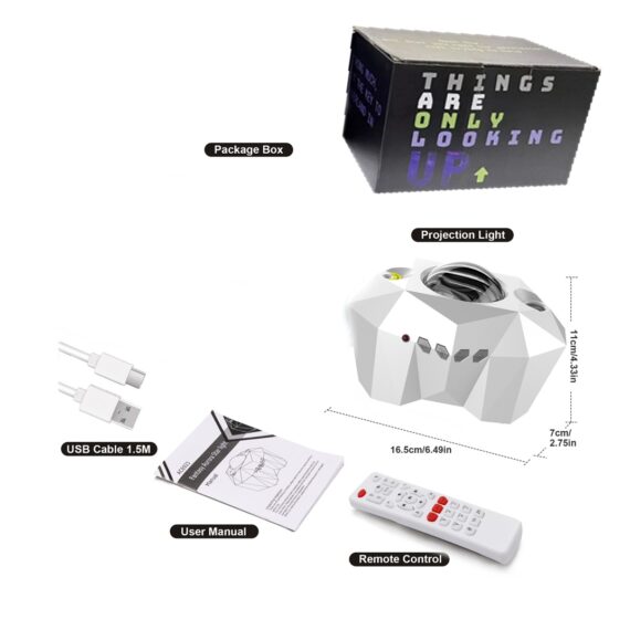USB Bluetooth Ocean Star Projector – Music lamp - Image 4