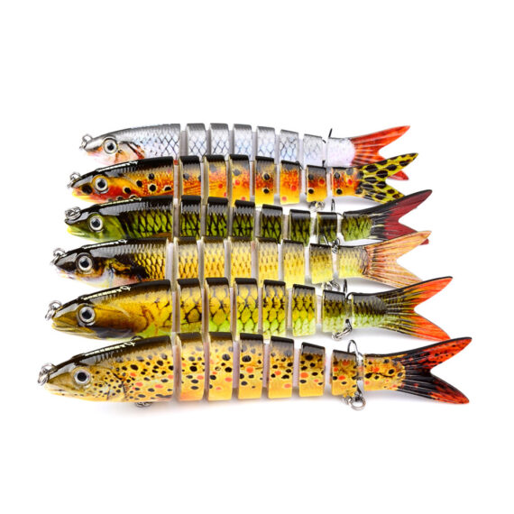 Pike Fishing Lures Artificial Multi Jointed Sections - Image 4