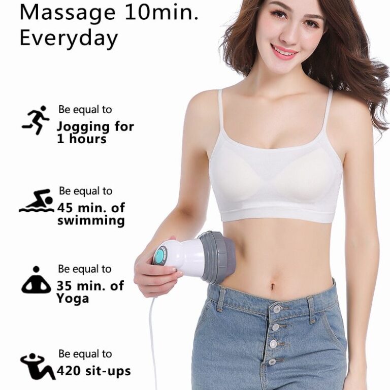 Electric Noiseless  Massage Roller Full Body Massager - Image 4