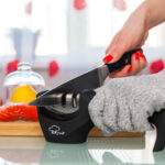 Tungsten Steel Kitchen Knife Sharpener – Razor-Sharp Precision