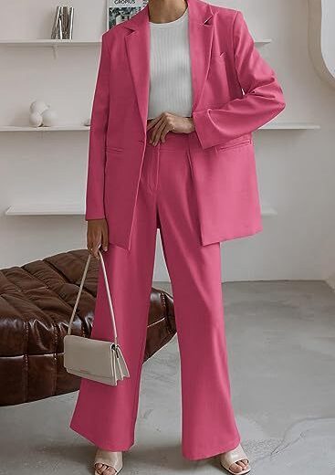 Chic Solid Color Suit - Image 6