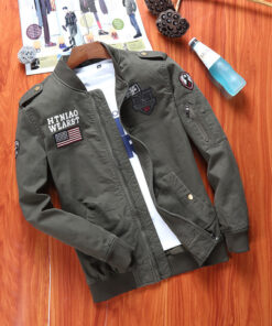 Men's flight jacket baseball uniform