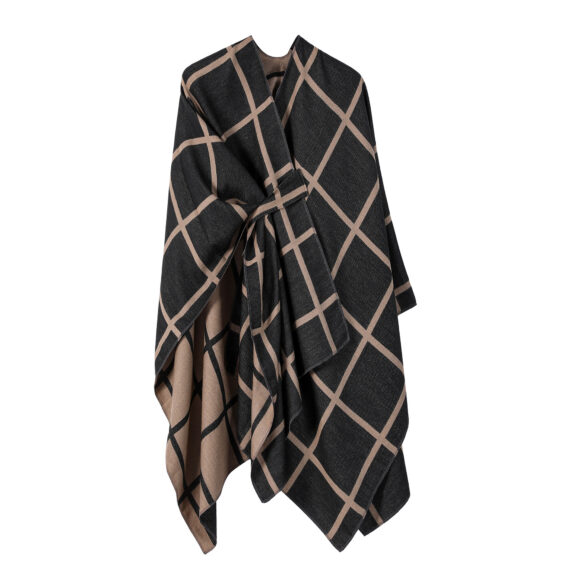 Women's Fashion Gingham Check Warm Scarf - Image 9