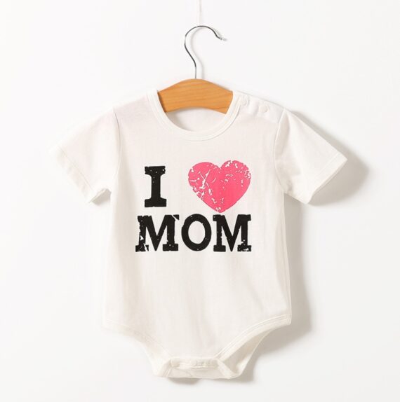 Babies -Short sleeve triangle romper - Image 5