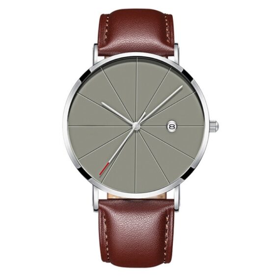 Men's Stylish Calendar Watch – Creative Waterproof Quartz Timepiece - Image 2