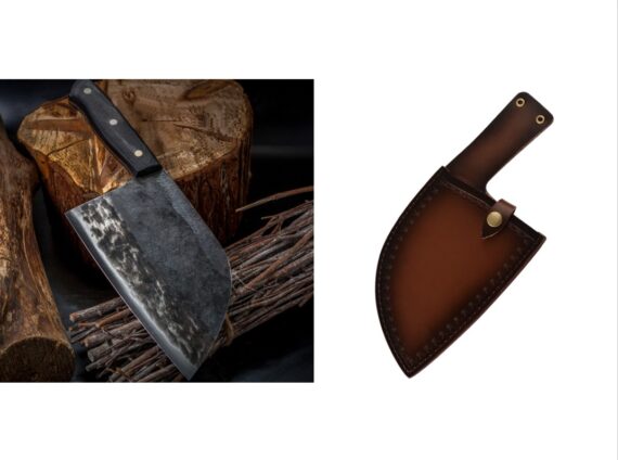 Stainless Steel Meat Cleaver Chef's Knife - Image 6