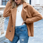 Fluffy Lapel Winter Coat - Image 6