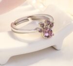 New Cat Bear Dog Paw Ring for Women Jewelry Sets - Image 6