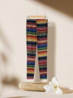 Women's Trendy Printed Warm Leggings – Stylish &Cozy - Image 2
