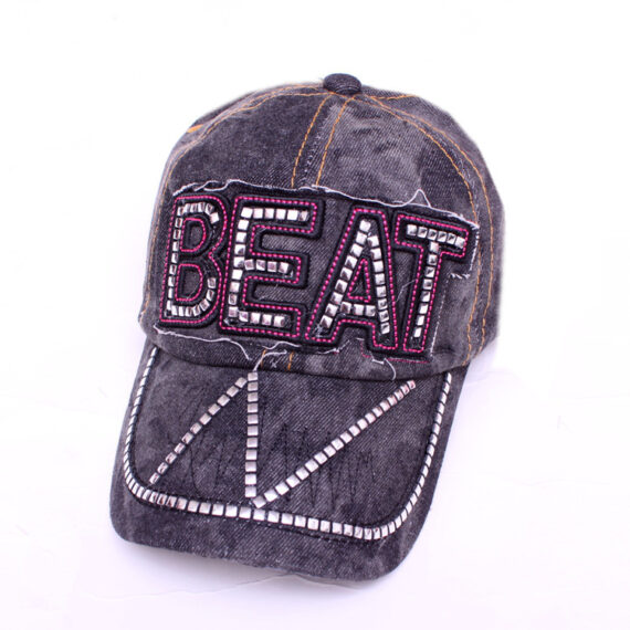 Korean style Sparkle Baseball Cap - Image 3