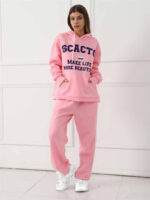 Women's Fashion Casual Printed Top Pants Set - Image 4