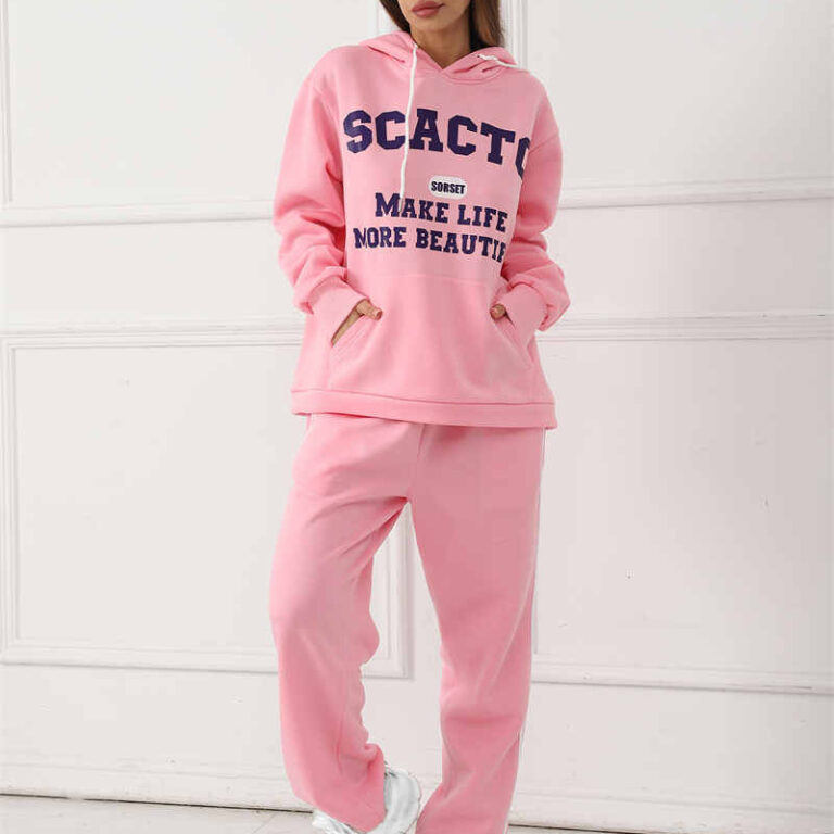 Women's Fashion Casual Printed Top Pants Set - Image 4