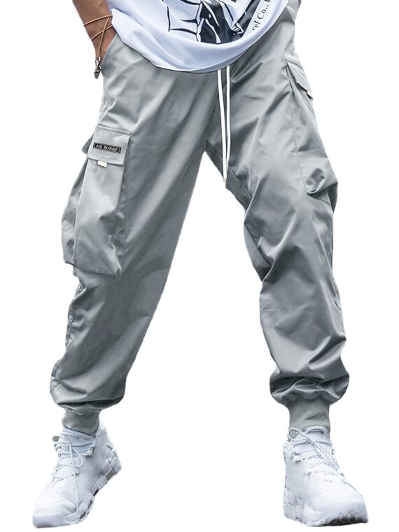 Oversized Cargo Multi-pocket Men's Casual Pants - Image 2