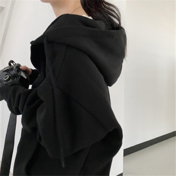 Loose Cardigan Jacket Thickened Plus Fleece - Image 7