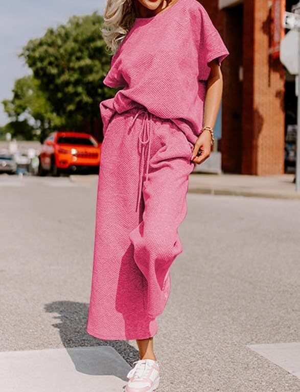 Women's Short-sleeved Trousers Two-piece Set - Image 4