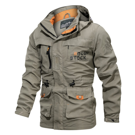 Men's Casual Outdoor Hooded Jacket - Image 3