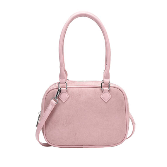 Trendy Suede Crossbody Handbag - Image 4