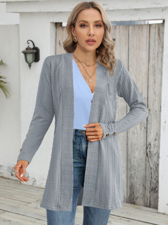 Women's Long Sleeve Cardigan Top