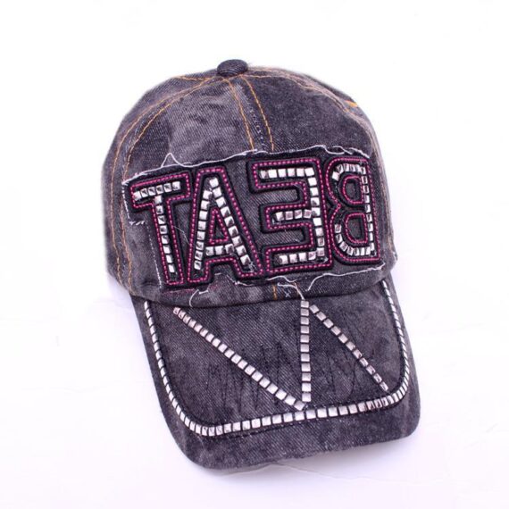 Korean style Sparkle Baseball Cap - Image 2