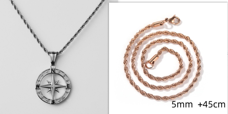 Silver hollow with rosegold